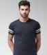 Navy Blue T-Shirt, Round Neck, Short Sleeves